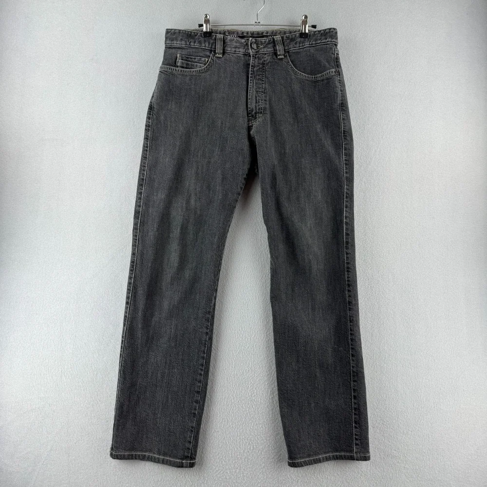 Ermenegildo Zegna Jeans Mens 34 (Fits 33x30) Gray‎ Denim Straight Leg Italy